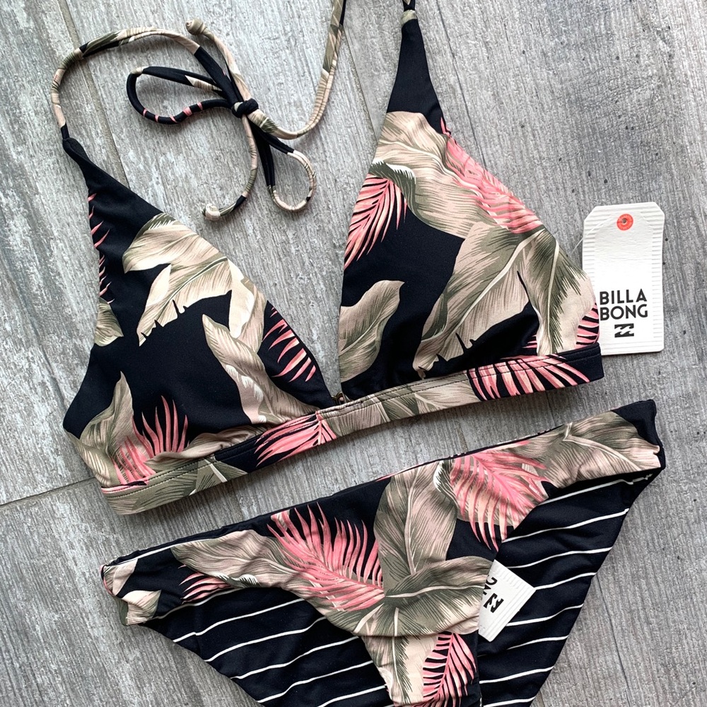 π₯π₯BILLABONG - HALTER TRI BIKINI SETπ₯π₯ - Picture 1 of 7